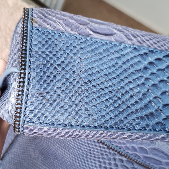 Botkier Soho Python Tote, Blue - Picture 5 of 8